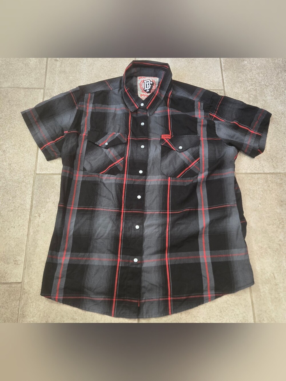 Dixxon Flannel Co Women Moxie Bamboo Short Sleeve Shirt Plaid Snap Button W2X